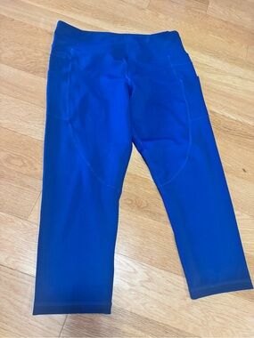 Active Capri Leggings - Navy Blue